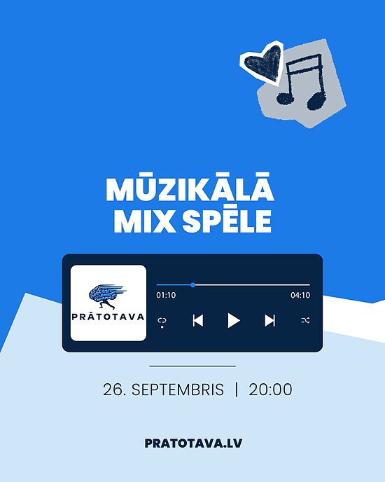 26. septembris - MUZIKĀLĀ MIX ONLINE SPĒLE