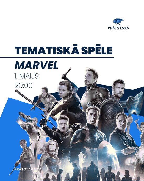 1. maijs - Marvel tematiskā spēle
